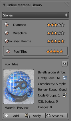 Screenshot of add-on's detail view.